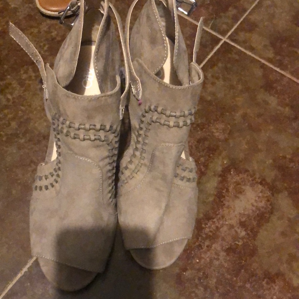 Suede booties